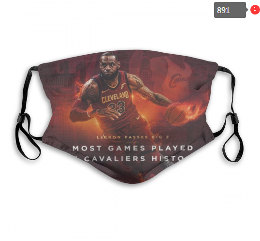NBA Cleveland Cavaliers #27 Dust mask with filter-0